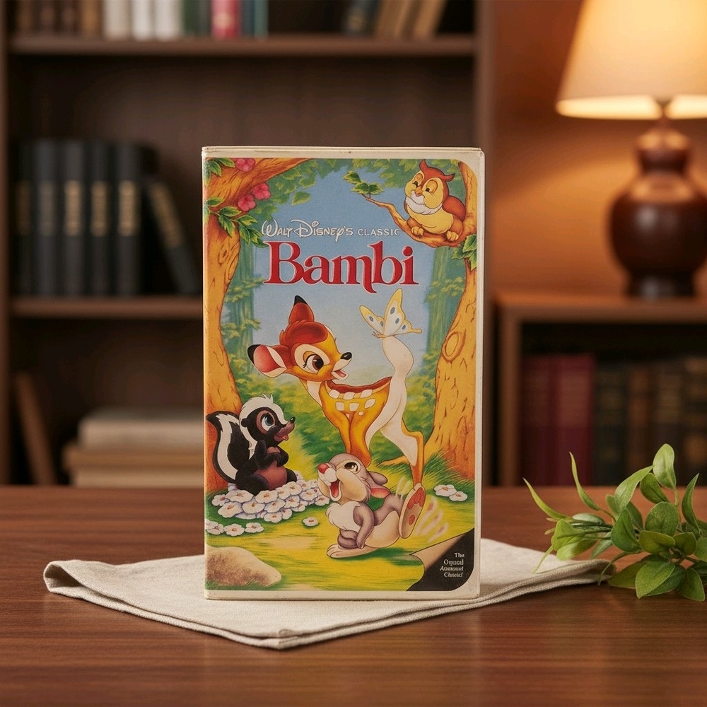 Rare Vintage Disney Bambi VHS #942 Black Diamond Collection The Classics